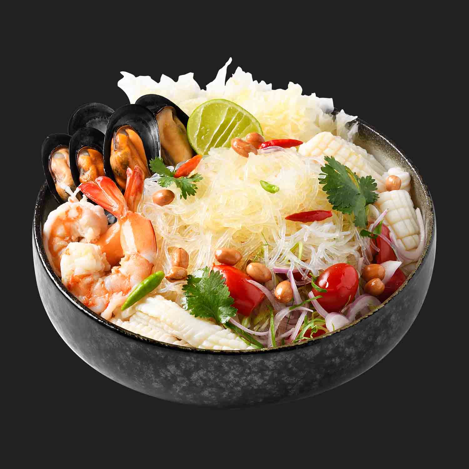 ยำวุ้นเส้นทะเล